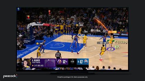 PEACOCK’S NBA STREAMING EXPERIENCE COMING THIS .